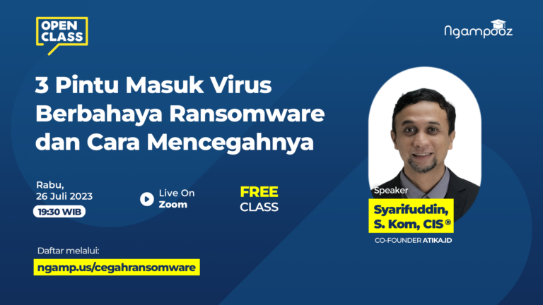 atika keamanan informasi webinar 3 pintu masuk virus berbahaya ransomware dan cara mencegahnya